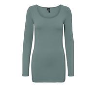 VERO MODA Vmmaxi My Ls Soft Long U-Neck Ga Noos - Maglia a maniche lunghe da donna, L