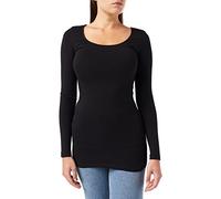 Vero Moda Vmmaxi My Ls Soft Long U-neck Noos, Maglietta a maniche lunghe, Nero (Black), M Donna