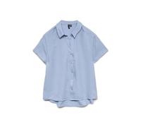 VERO MODA Vmmelaney Queeny SS Shirt Wvn Ga Noos, Blu Chambray., M
