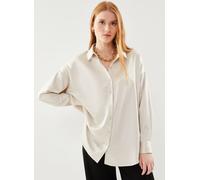 Vero Moda - Vmmerle Ls Oversize Shirt Wvn Ga Marrone - Abbigliamento XS Marrone