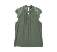 VERO MODA Vmmilla SL Lace Tee Ga Noos T-Shirt, Laurel Wreath, XS Donna