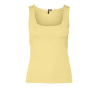 VERO MODA Vmmillion SL Square Top 2-Way Jrs Noos, Banana Pallido, S Donna