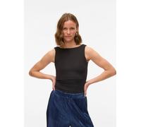 Vero Moda - Vmmillion Sl Square Top 2-Way Jrs Noos Nero - Abbigliamento M Nero