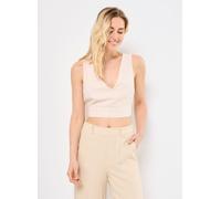 Vero Moda - VMMYMILO S/L CROP TOP WVN GA Beige - Abbigliamento L Beige
