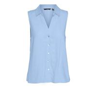 VERO MODA Vmmymilo SL V-Neck Shirt Wvn Ga Camicia, Airy Blue, XS Donna