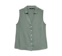 VERO MODA Vmmymilo SL V-Neck Shirt Wvn Ga Camicia, Laurel Wreath, L Donna