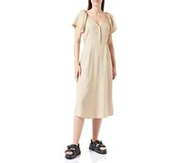 VERO MODA Vmmymilo SS Calf Dress Wvn Ga Vestito, Irish Cream, L Donna