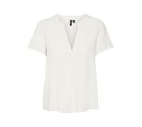 VERO MODA Vmmymilo SS Top Wvn Ga, Bianco, S Donna