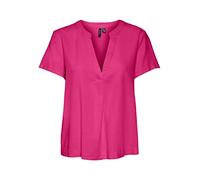 VERO MODA Vmmymilo SS Top Wvn Ga, Rosa Yarrow, M Donna