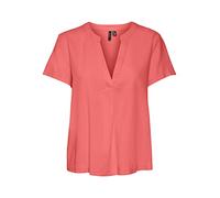 VERO MODA VMMYMILO SS Top Wvn GA Vestaglia, Georgia Peach, M da Donna