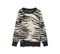 VERO MODA Vmnancy LS O-Neck - Maglione Lungo Boo Rep, Nero, S