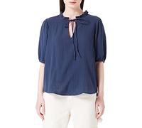 VERO MODA Vmnatali Nia 2/4 Wide Top Wvn Camicia da Donna, Blazer Blu Marine, M