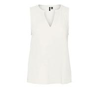 VERO MODA Vmnatali Nia SL Top Wvn, Bianco, M Donna