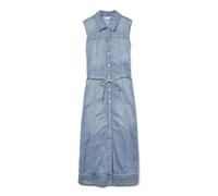 VERO MODA Vmnenya SL 7/8 Vest Dress Si321 7/8-Gilet, Media Blu Denim, S Donna