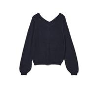 VERO MODA Vmnewlexsun LS Double V-Neck Pull. Ga, Blazer Blu Marine, M