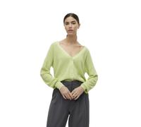 VERO MODA Vmnewlexsun LS Short V-Neck Car Ga Noos Pullover, Reed, XL Donna