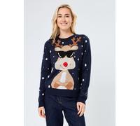 Vero Moda - VMNEWTINSEL LS O-NECK BLOUSE XMAS Blu - Abbigliamento XS Blu