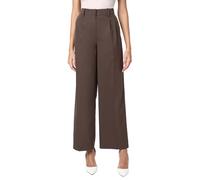 VERO MODA Vmnila MW Loose Dad Pant Noos Pantaloni in Tessuto, Marrone Cioccolato, 34W x 30L Donna