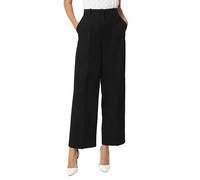 VERO MODA Vmnila MW Loose Dad Pant Noos Pantaloni in Tessuto, Nero, 36W x 32L Donna