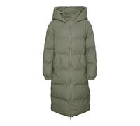 VERO MODA Vmno Long Coat Cappotto Trapuntato, Quercia, XS Donna