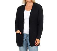 Vero Moda Vmno Name LS Cardigan Noos, Maglione Cardigan Donna, Nero (Black Black), S
