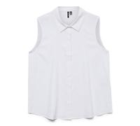 VERO MODA Vmnora SL Shirt Wvn Ga, Bianco, M