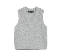 VERO MODA VMNOVAH - Gilet da donna, Melange grigio medio, L
