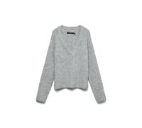 VERO MODA Vmnovah Rib LS V-Neck Pullover Noos Vmnovah Rib LS - Maglia con Scollo a V Noos Donna (Pacco da 1)