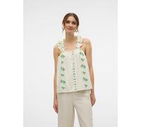 Vero Moda - VMPAMELA SL TOP WVN Bianco - Abbigliamento S Bianco