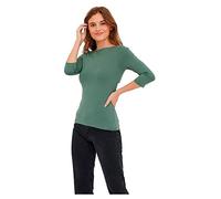 Vero Moda Vmpanda Modal 3/4 Top Jrs Noos Maglietta, Laurel Wreath, L Donna