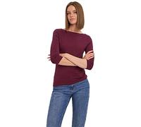 Vero Moda Vmpanda Modal 3/4 Top Jrs Noos Maglietta, Winetasting, XS Donna
