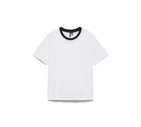 VERO MODA Vmpaulina SS - Maglietta Ga Jrs Noos, Bianco, S