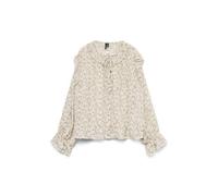 VERO MODA Vmpetra LS Shirt Wvn Ga Noos, Farina d'avena, S