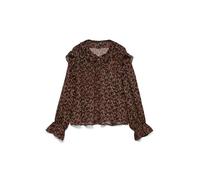 VERO MODA Vmpetra LS Shirt Wvn Ga Noos, Torta al Cioccolato, M