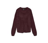 VERO MODA Vmpuff Ls O-neck Pullover Boo Viola Winetasting M