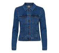 VERO MODA Vmruna LS Slim DNM Jck Mix Ga Cur Noos Giacca, Media Blu Denim, 54 Donna