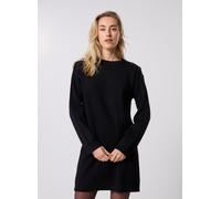 Vero Moda - VMSABA LS O-NECK BUTTON DRESS GA Nero - Abbigliamento S Nero