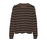 VERO MODA Vmsaba LS O-Neck Button Pullover Ga Noos Maglione Lavorato a Maglia, Pigna, XL Donna