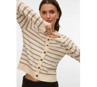 Vero Moda - VMSABA PLAIN LS O-NECK CARDIGAN NOOS Beige - Abbigliamento XS Beige