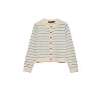VERO MODA Vmsaba Plain LS O-Neck Cardigan Noos, Betulla, M Donna