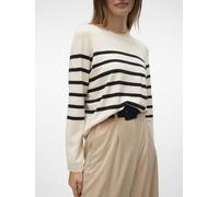 VMSABA PLAIN LS O-NECK PULLOVER GA NOOS by Vero Moda XS Beige