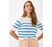 Vero Moda - Vmsaba Plain Ss O-Neck Pullover Ga Noos Beige - Abbigliamento XS Beige
