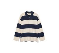 VERO MODA Vmsaba Poloneck LS Maglione Noos, Blazer Blu Marine, L