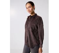 Vero Moda - VMSANNE COURDEROY LS SHIRT WVN GA NOOS Marrone - Abbigliamento S Marrone