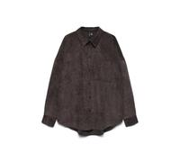 Vero Moda - VMSANNE COURDEROY LS SHIRT WVN GA NOOS Marrone - Abbigliamento L Marrone