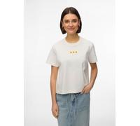 Vero Moda - Vmsara Mette Ss Top Box Jrs Noos Bianco - Abbigliamento S Bianco