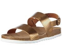 VERO MODA Vmsara-Sandali in Pelle, Ciabatte Donna, Marrone Rame, 40 EU