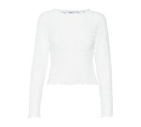 VERO MODA VMSHELBY LS O-Neck Short Top VMA Noos, Bianco, XS
