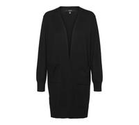 VERO MODA Vmsilje LS Open Cardigan Ga Noos Maglione, Nero/2, XXL Donna