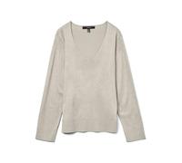 VERO MODA VMSILJE LS V-Neck Pullover GA Noos, Raggio di Luna, XS